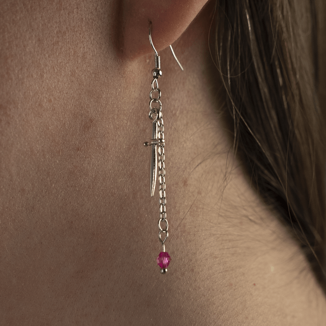 Little Athéna - Boucles d'oreilles argentées