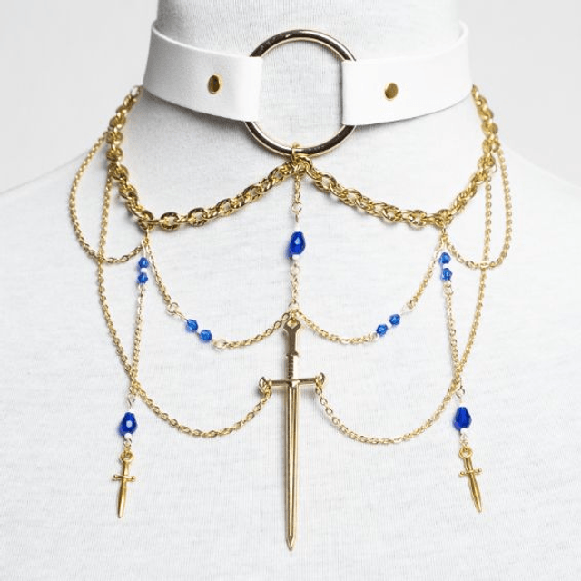 Athéna - Choker doré