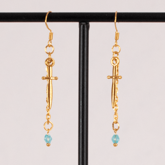 Little Athéna - Boucles d'oreilles dorées