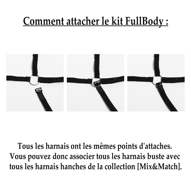 Harnais [Mix&Match] - Kit FullBody - Bicolore