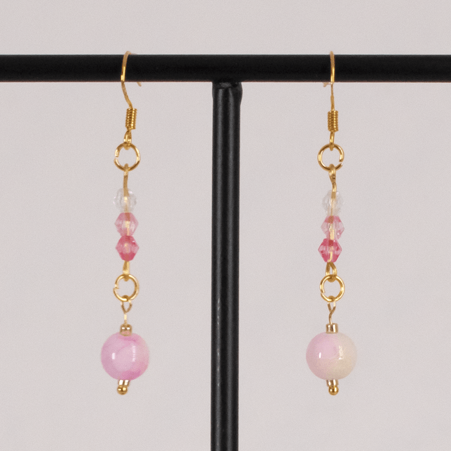 Déméter - Boucles d'oreilles dorées