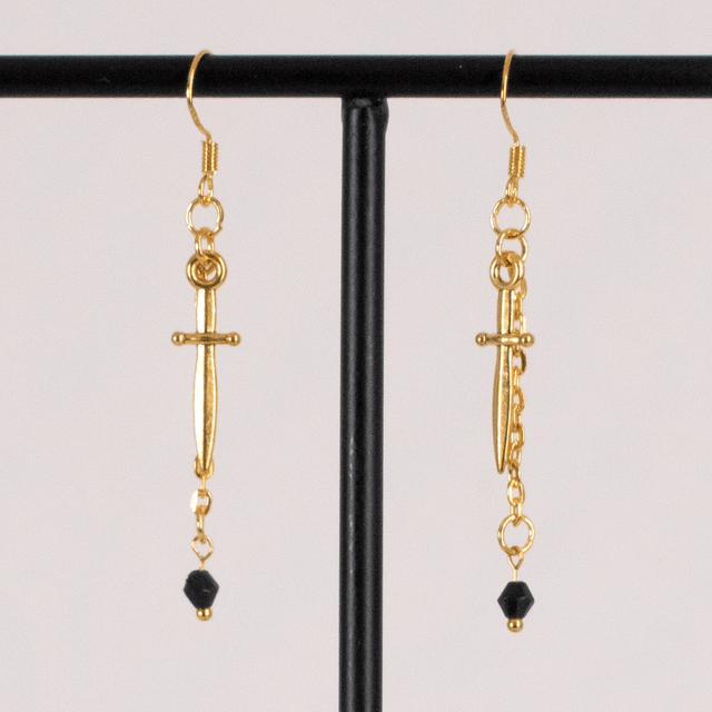 Little Athéna - Boucles d'oreilles dorées