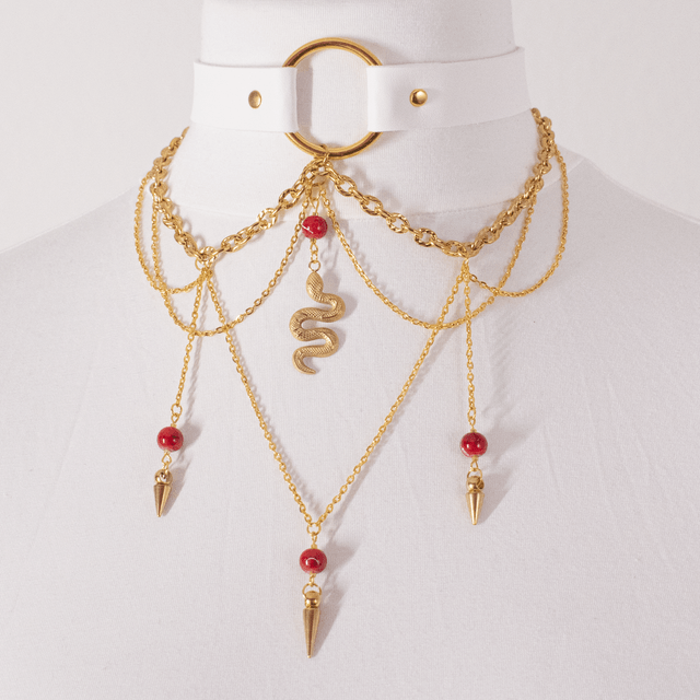 Circé - Choker doré