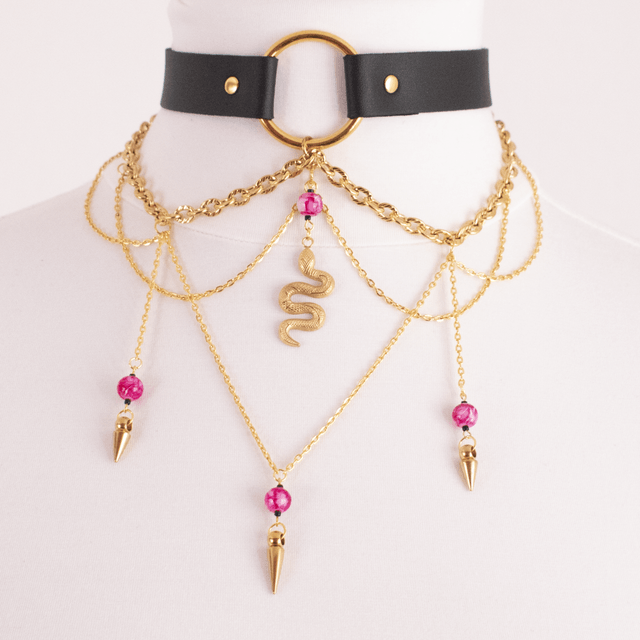 Circé - Choker doré