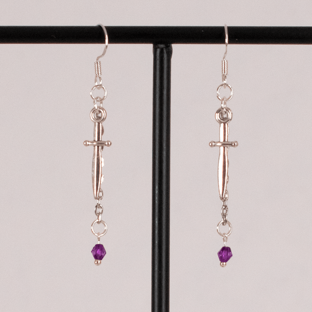 Little Athéna - Boucles d'oreilles argentées