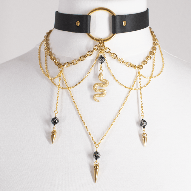 Circé - Choker doré