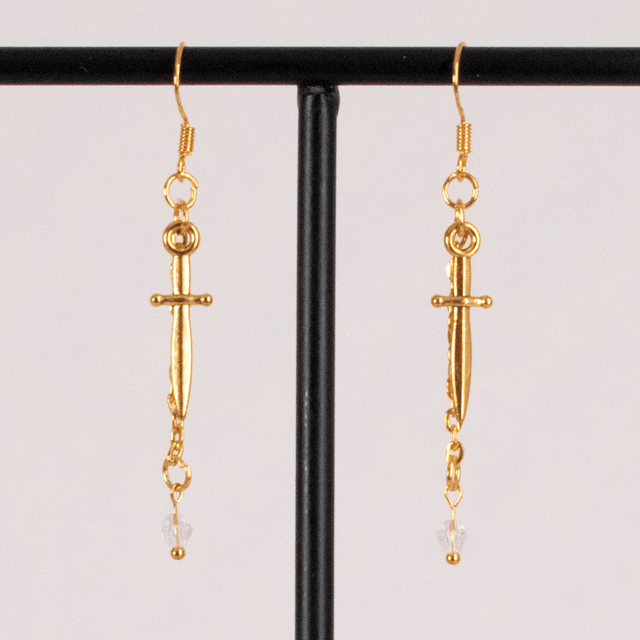 Little Athéna - Boucles d'oreilles dorées