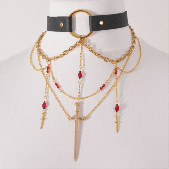 Athéna - Choker doré