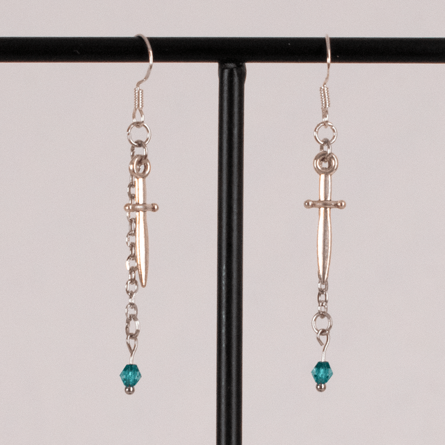 Little Athéna - Boucles d'oreilles argentées