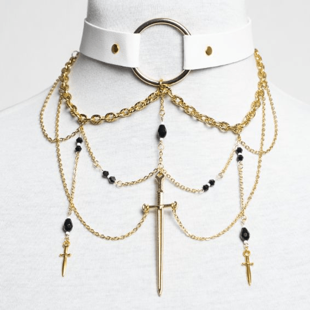 Athéna - Choker doré