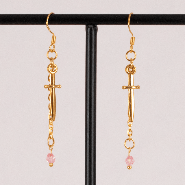 Little Athéna - Boucles d'oreilles dorées