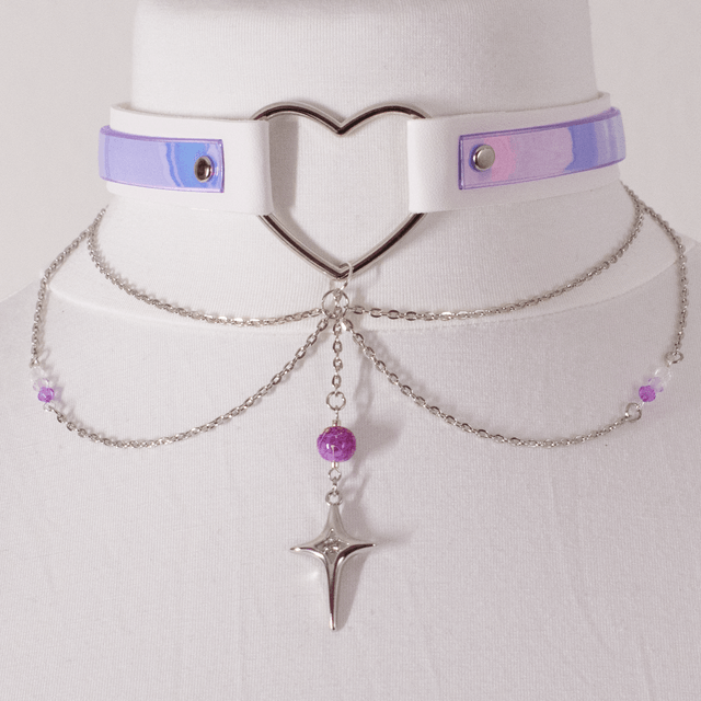 Aphrodite - Choker argenté