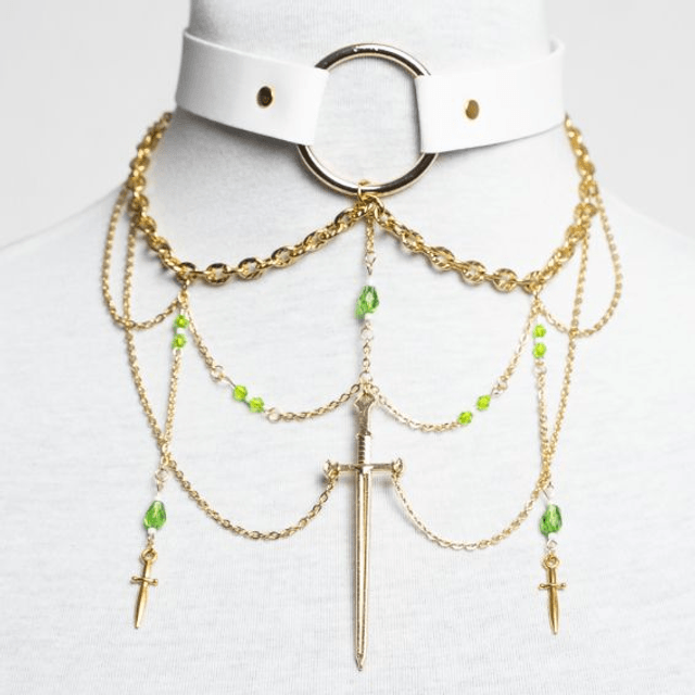 Athéna - Choker doré