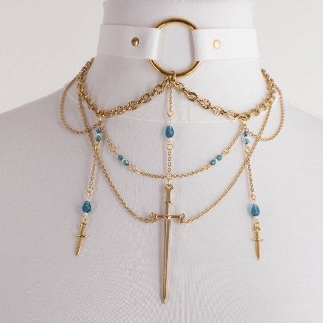 Athéna - Choker doré