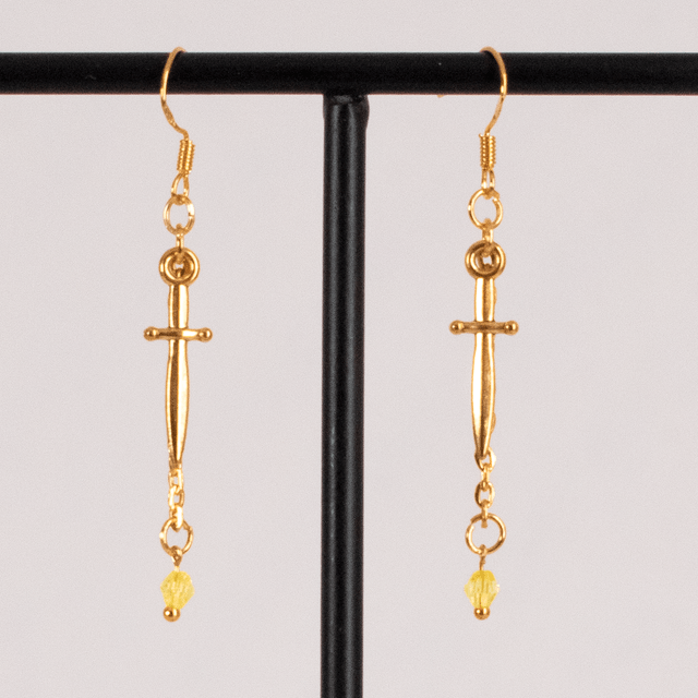 Little Athéna - Boucles d'oreilles dorées