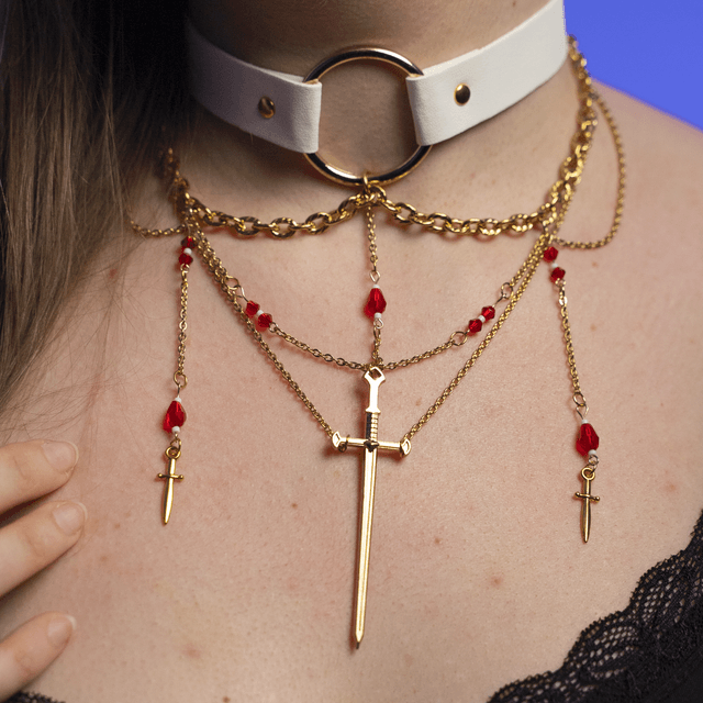 Athéna - Choker doré