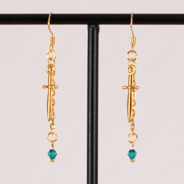 Little Athéna - Boucles d'oreilles dorées