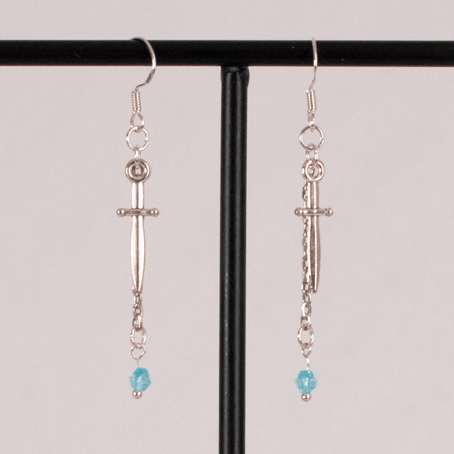 Little Athéna - Boucles d'oreilles argentées