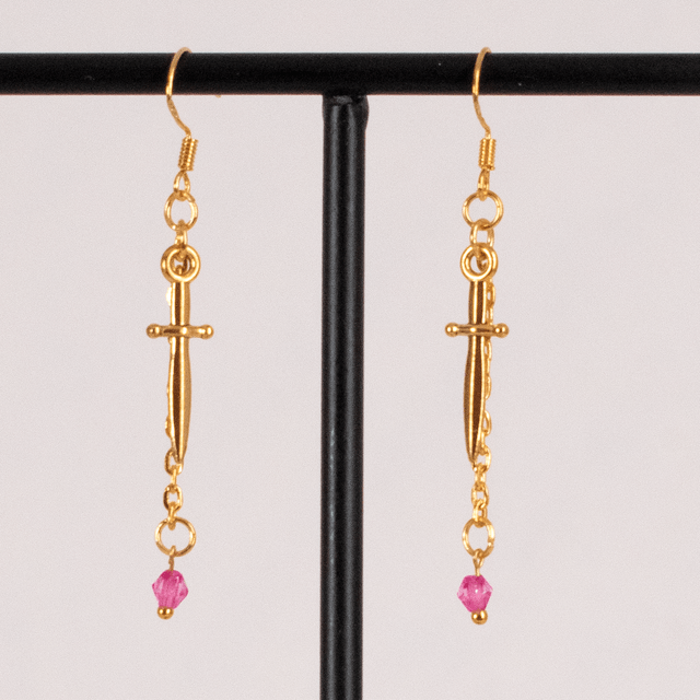 Little Athéna - Boucles d'oreilles dorées