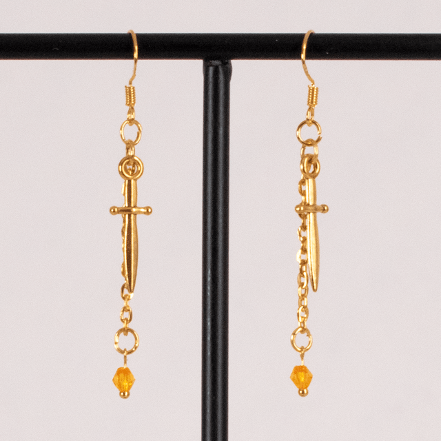 Little Athéna - Boucles d'oreilles dorées