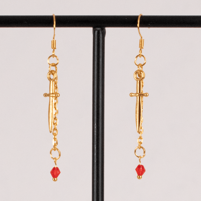 Little Athéna - Boucles d'oreilles dorées