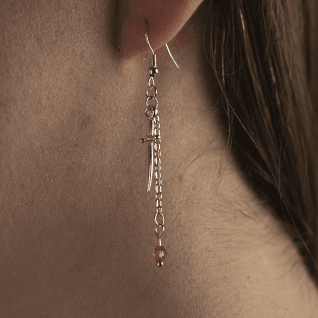 Little Athéna - Boucles d&#039;oreilles argentées