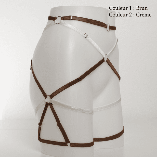 Harnais [Mix&amp;Match] - Hanches - JB-002 - Bicolore